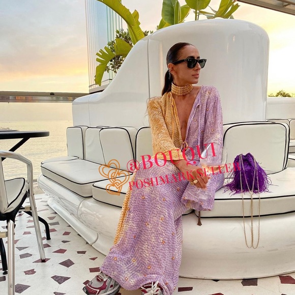 BLOGGERS FAV ZARA MULTICOLORED SEQUIN MIDI DRESS - Picture 15 of 16